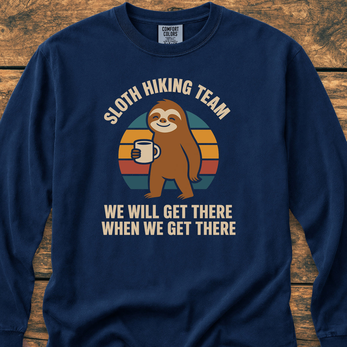 Sloth Hiking Team - Long-Sleeve Tee