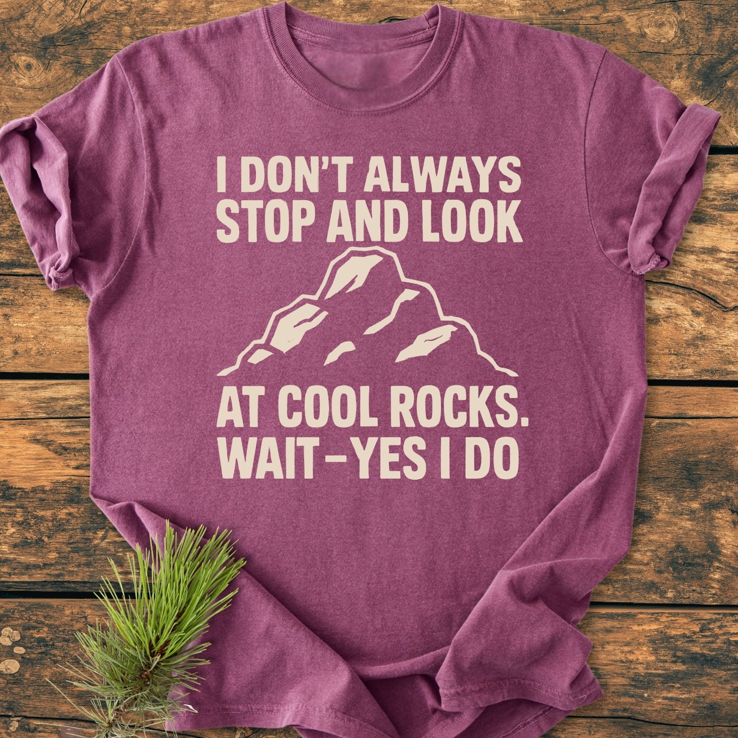 I Don't Always... Rockhound - Vintage Wash Tee