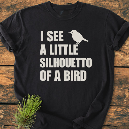 Silhouetto Of A Bird - Vintage Wash Tee