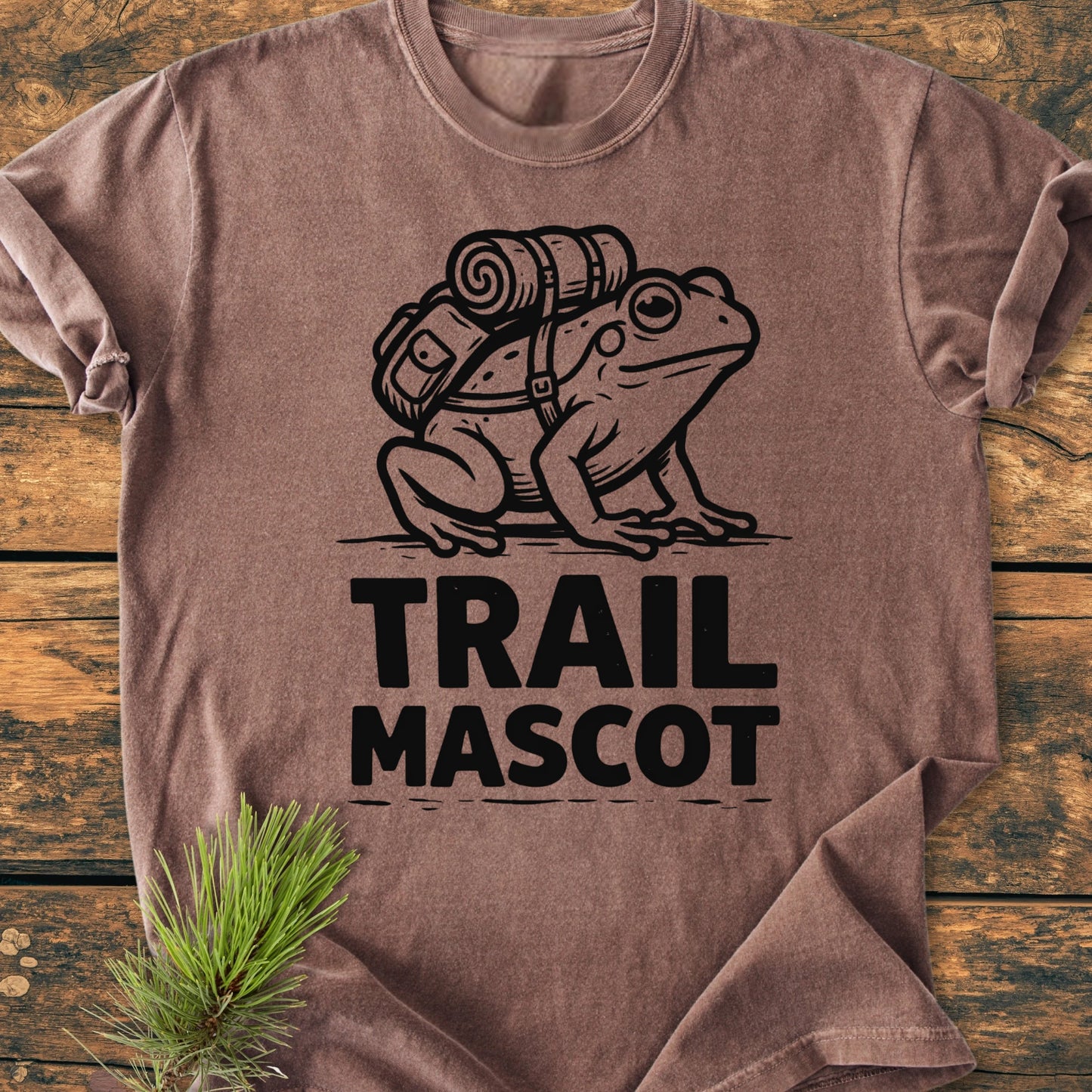 Trail Mascot Frog - Vintage Wash Tee