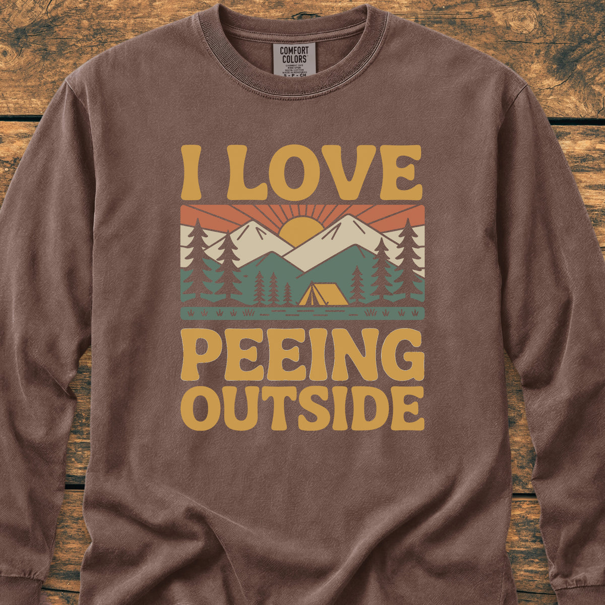 I Love Peeing Outside - Long-Sleeve Tee