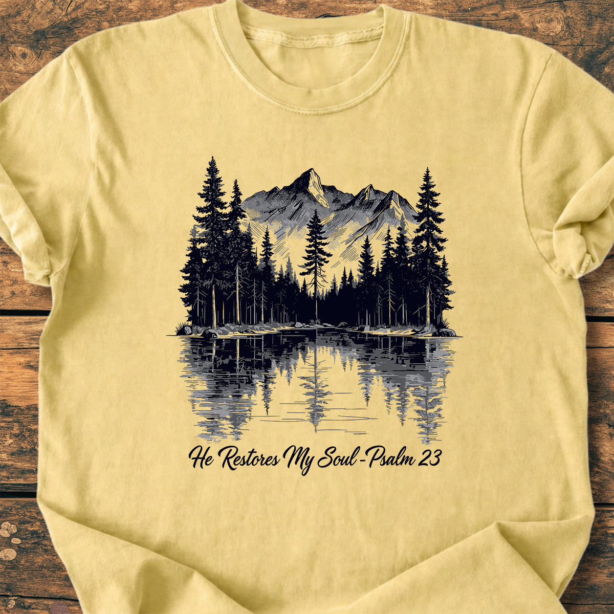 He Restores My Soul - Premium Vintage Tee