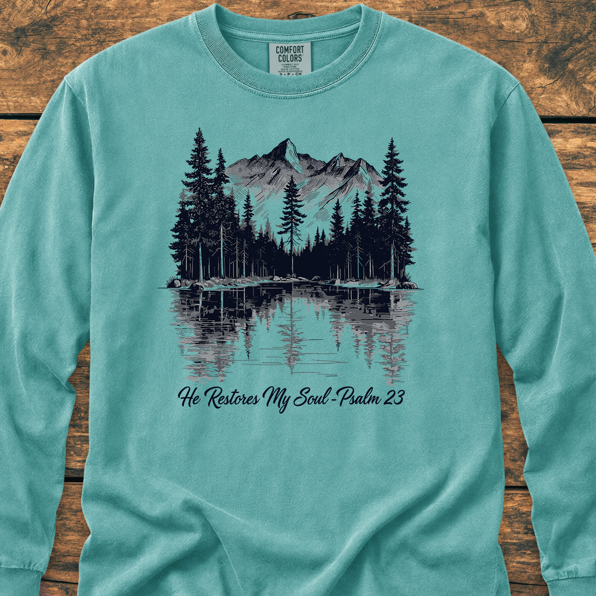 He Restores My Soul - Long-Sleeve Tee