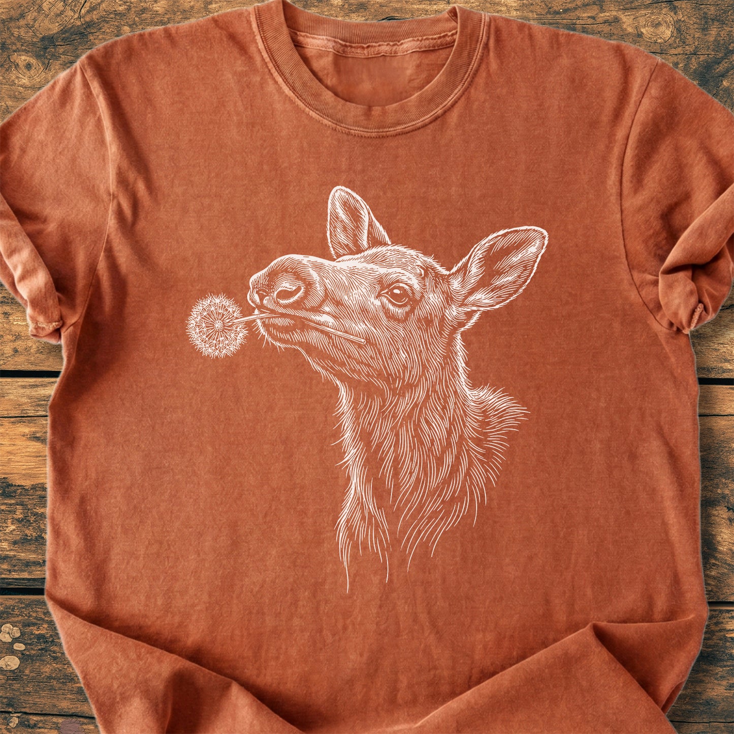 Dandelion Moose - Premium Vintage Tee