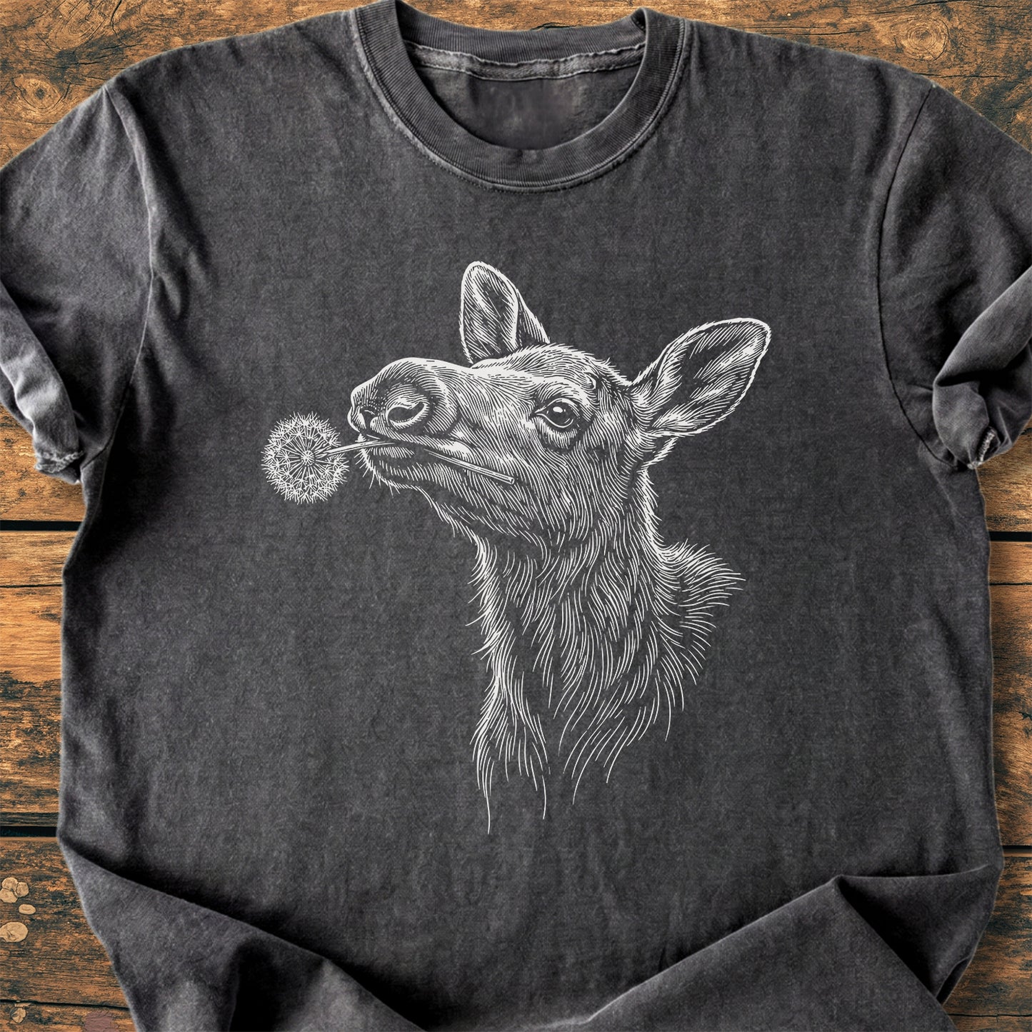 Dandelion Moose - Premium Vintage Tee