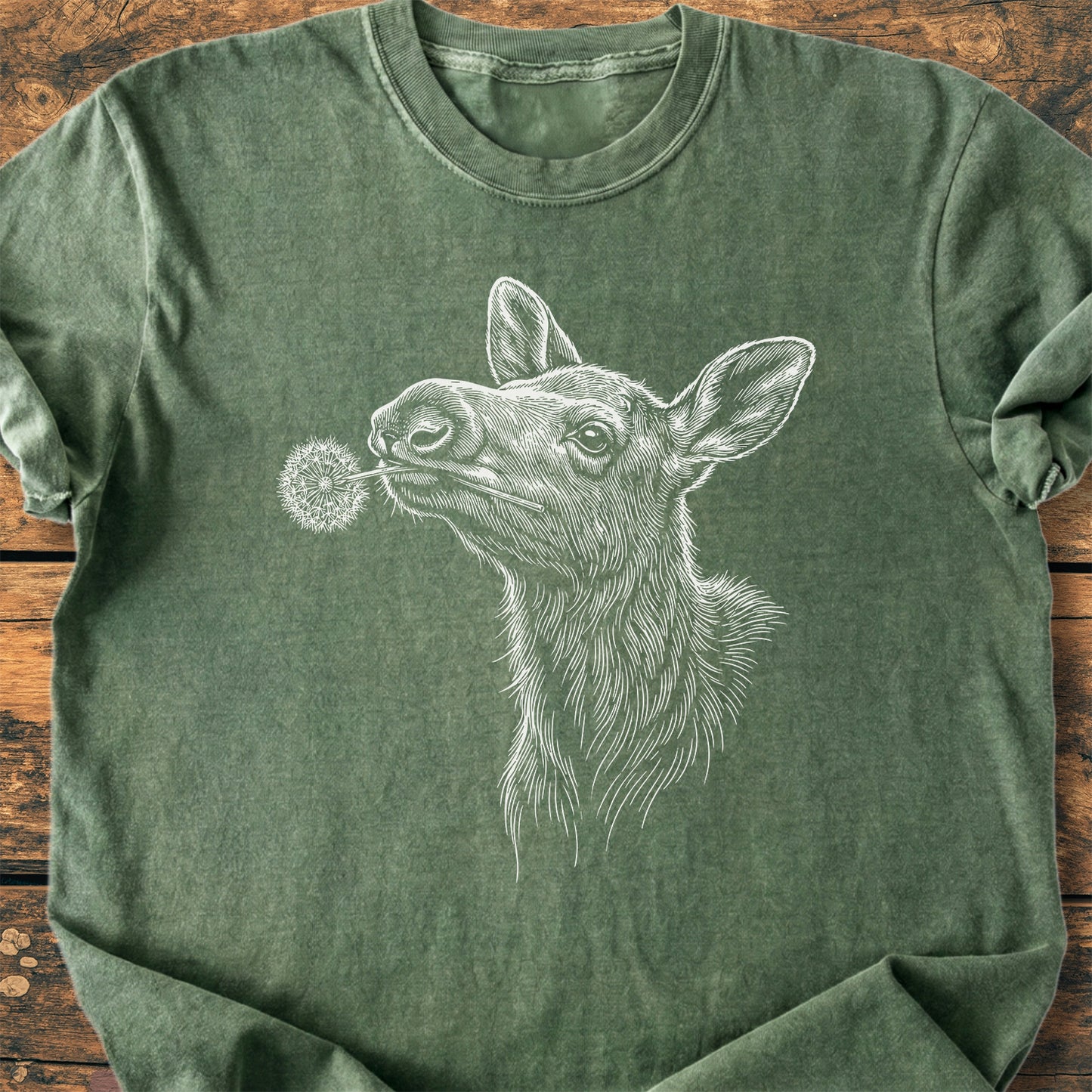Dandelion Moose - Premium Vintage Tee