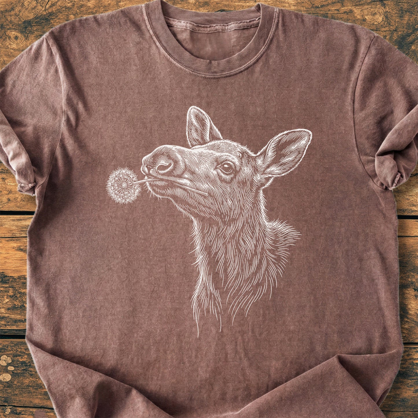 Dandelion Moose - Premium Vintage Tee
