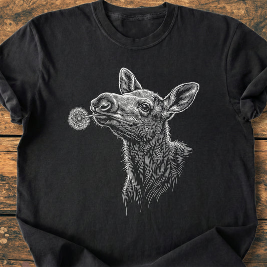 Dandelion Moose - Premium Vintage Tee