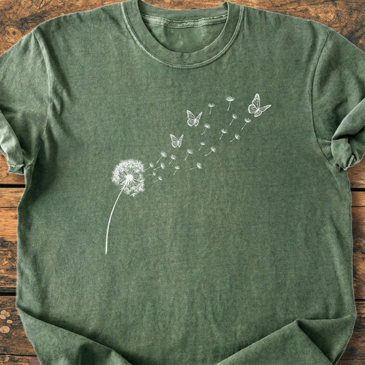 Dandelion Butterflies - Premium Vintage Tee