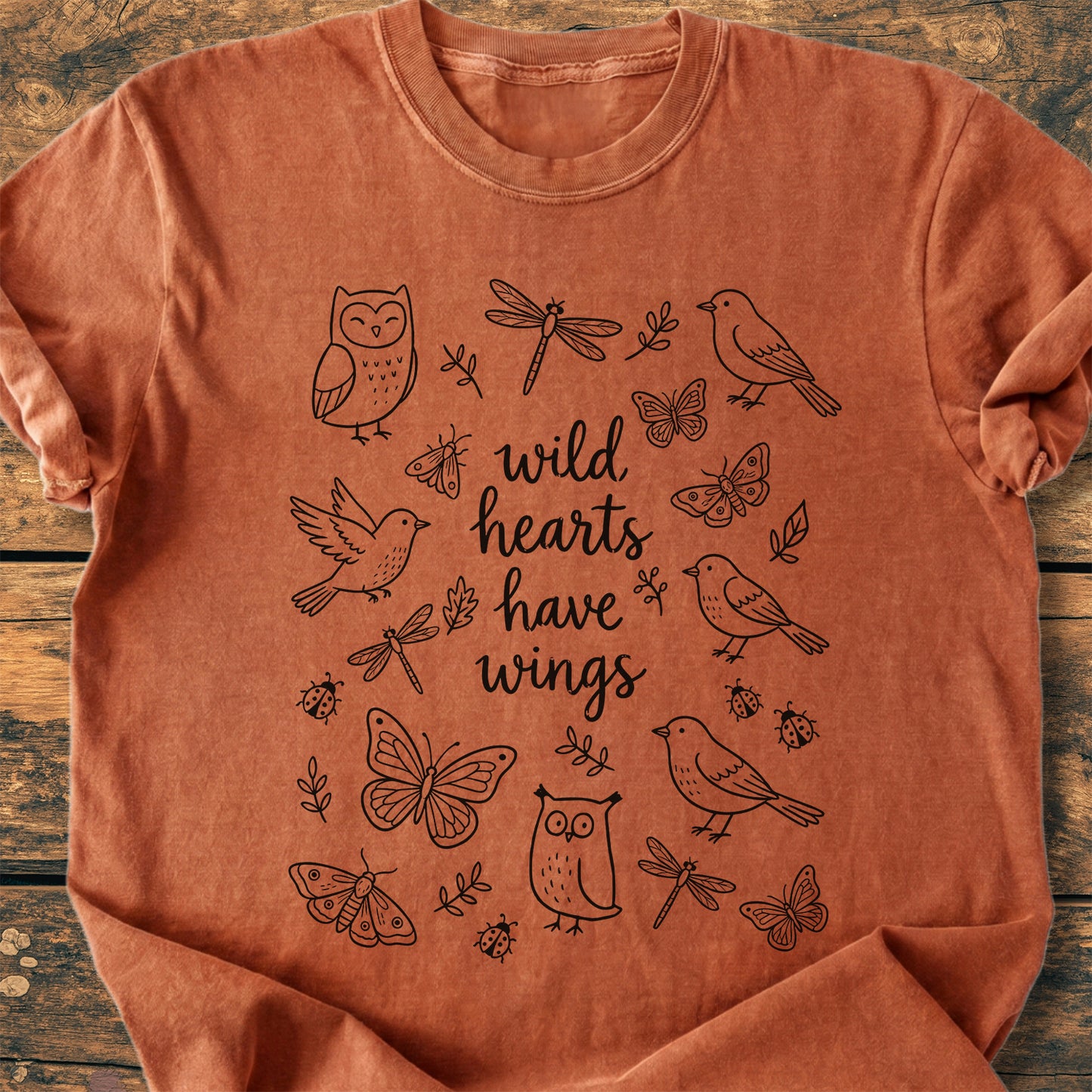 Wild Hearts Have Wings - Premium Vintage Tee