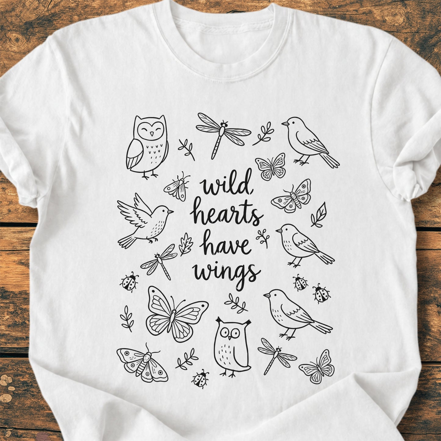 Wild Hearts Have Wings - Premium Vintage Tee