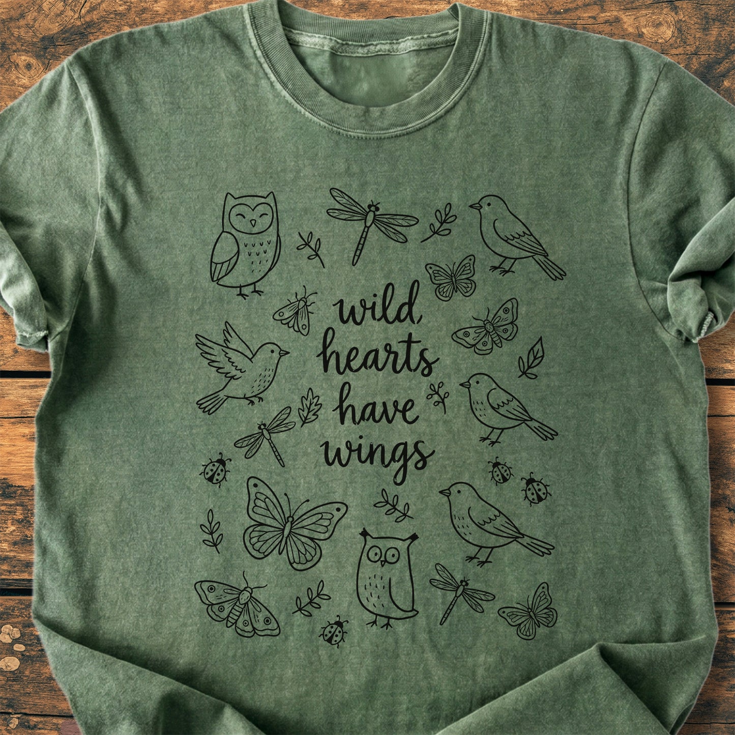 Wild Hearts Have Wings - Premium Vintage Tee