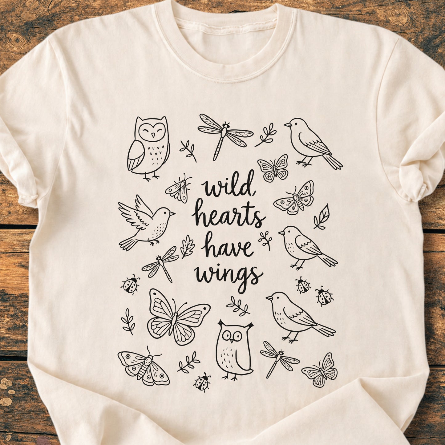 Wild Hearts Have Wings - Premium Vintage Tee