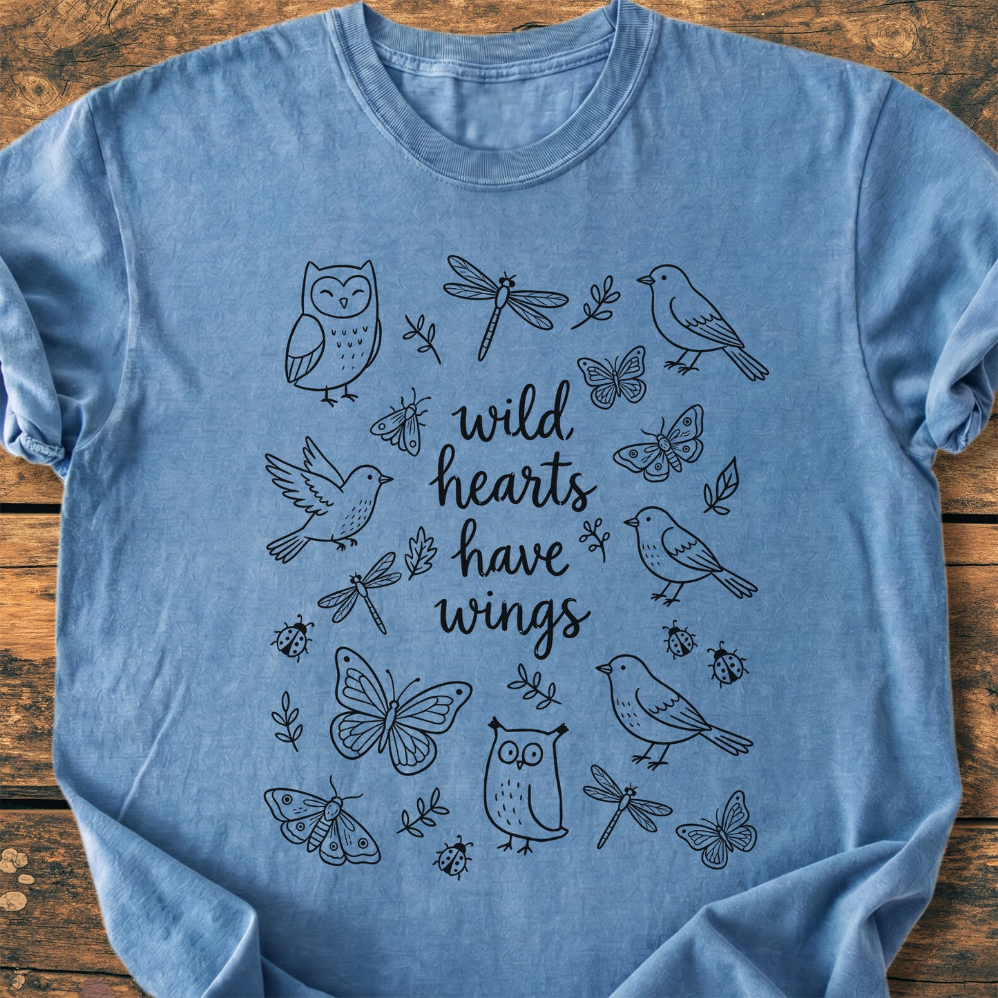 Wild Hearts Have Wings - Premium Vintage Tee