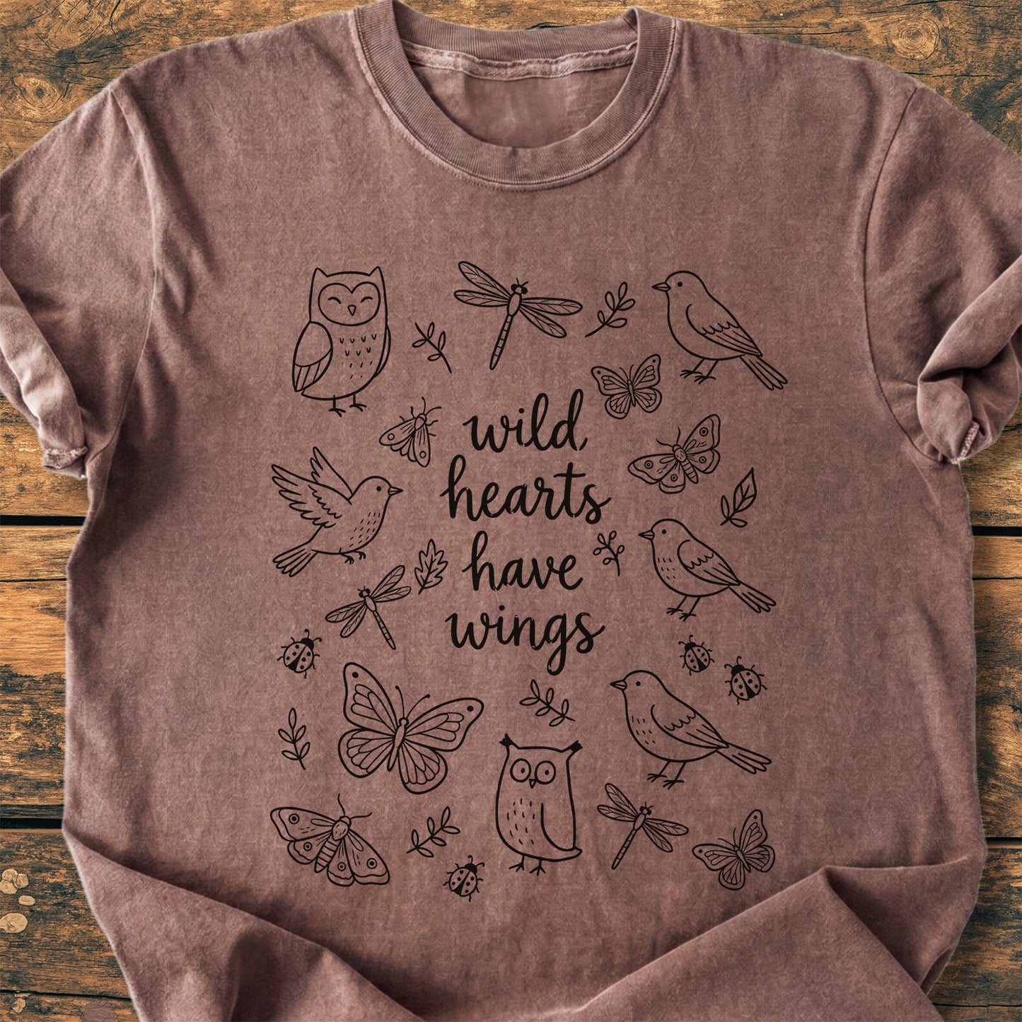 Wild Hearts Have Wings - Premium Vintage Tee