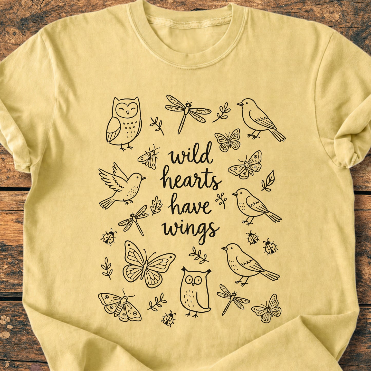 Wild Hearts Have Wings - Premium Vintage Tee