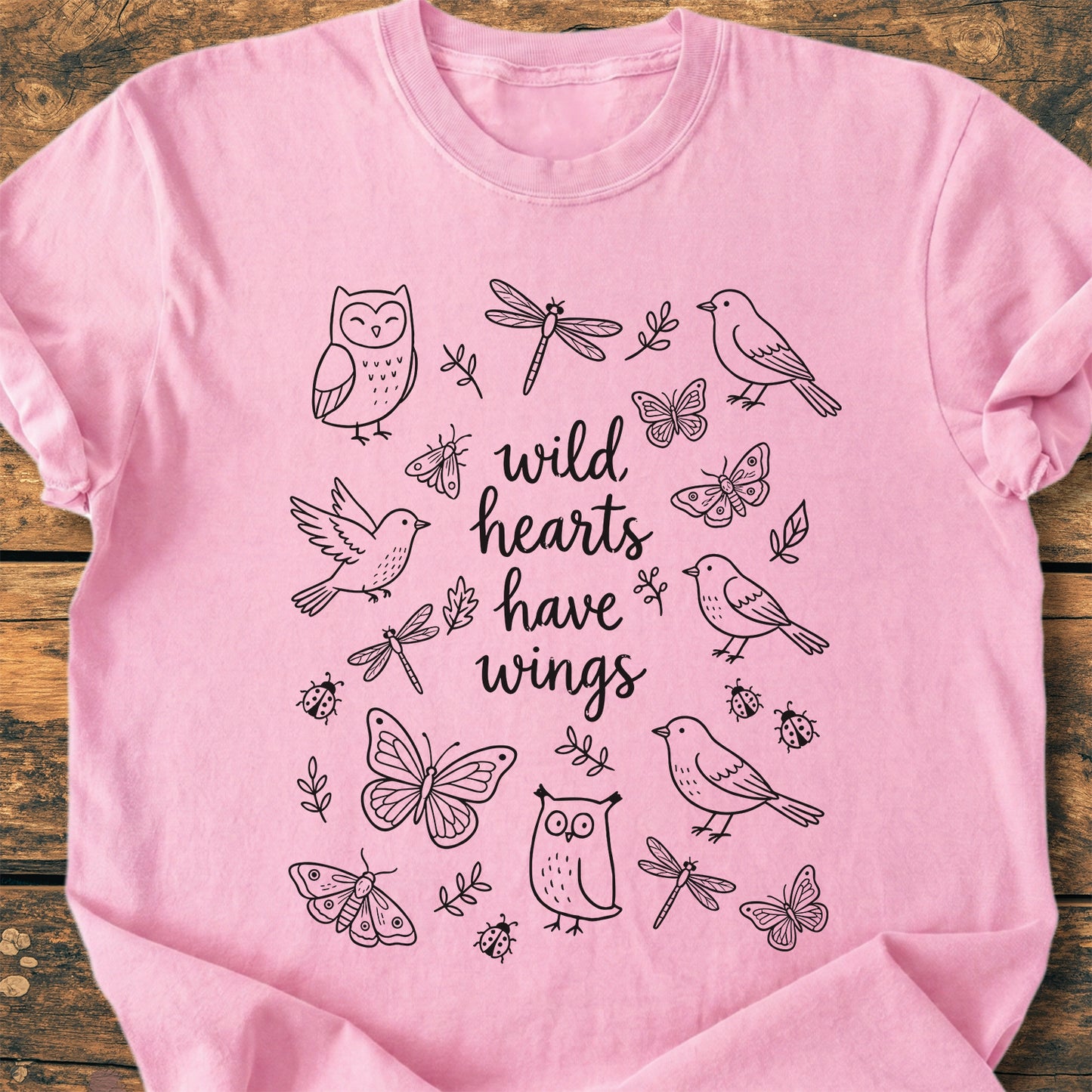 Wild Hearts Have Wings - Premium Vintage Tee