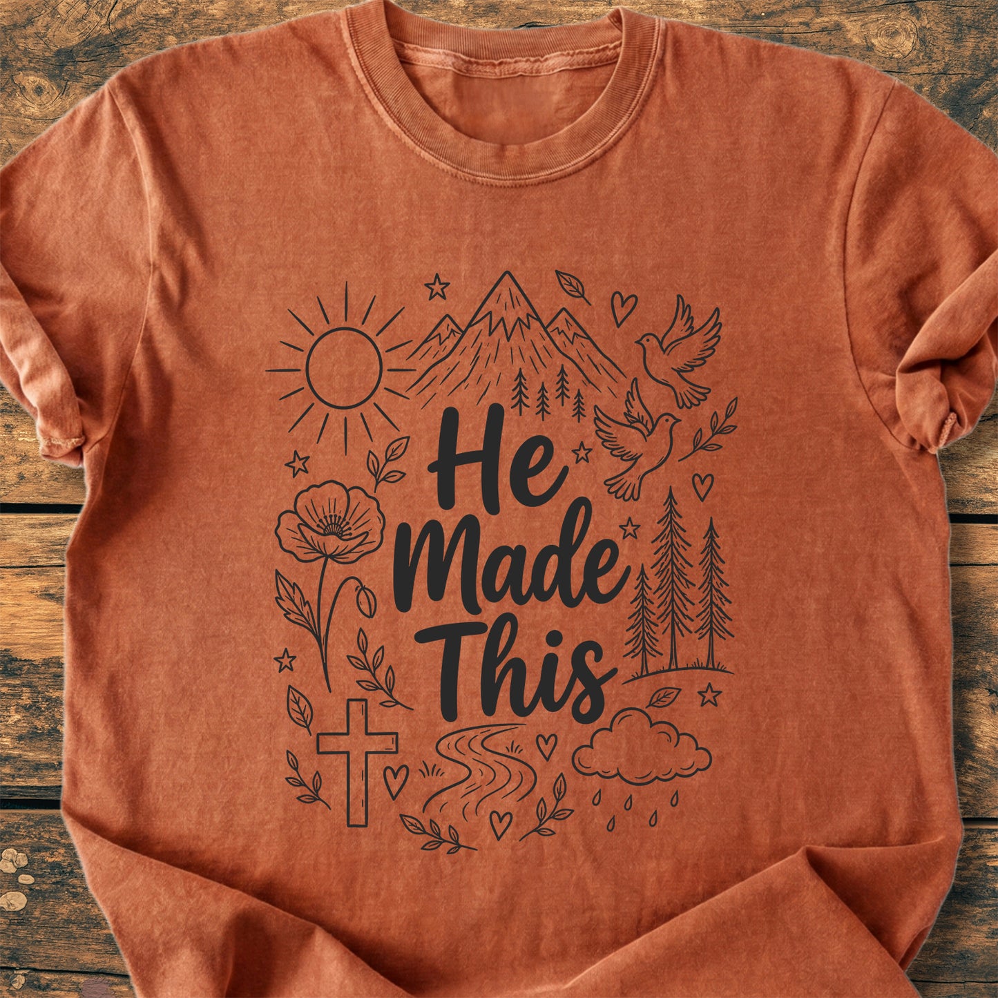 He Made This  - Premium Vintage Tee