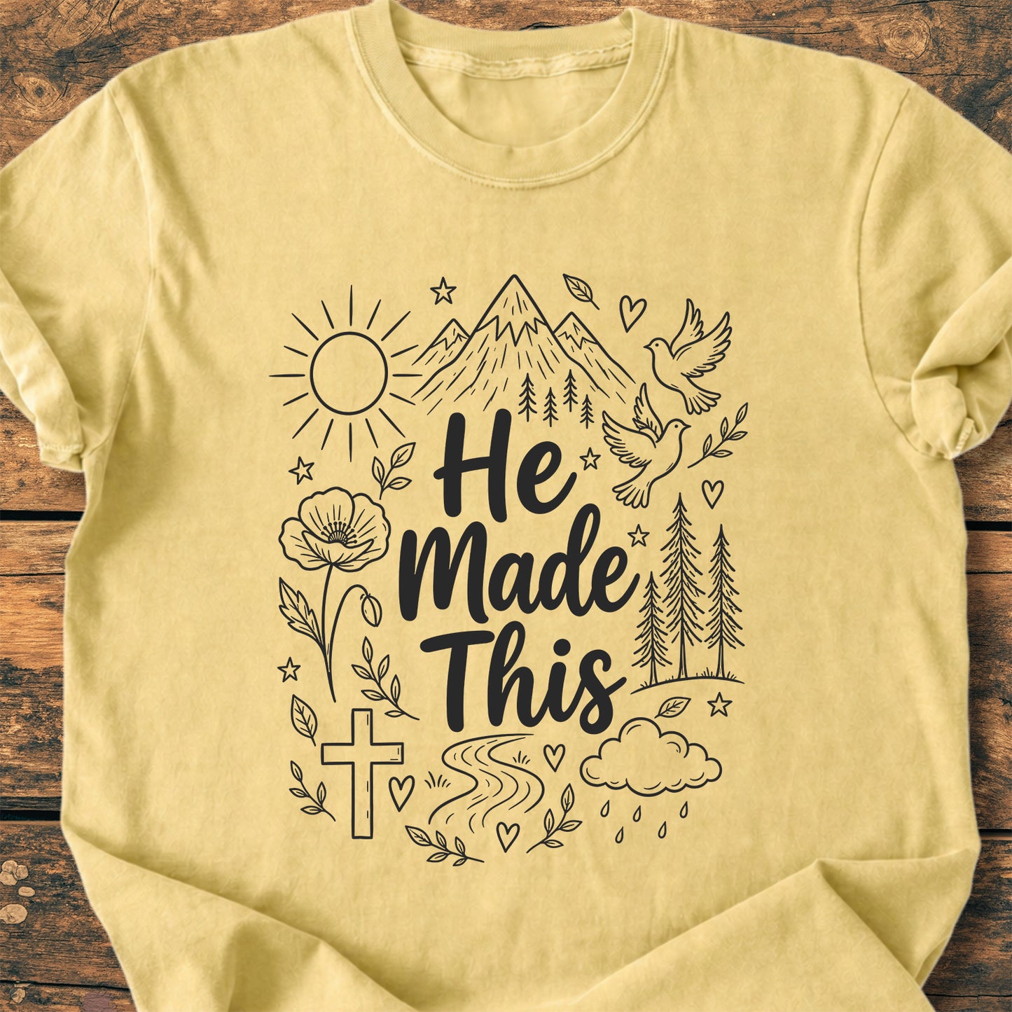 He Made This  - Premium Vintage Tee