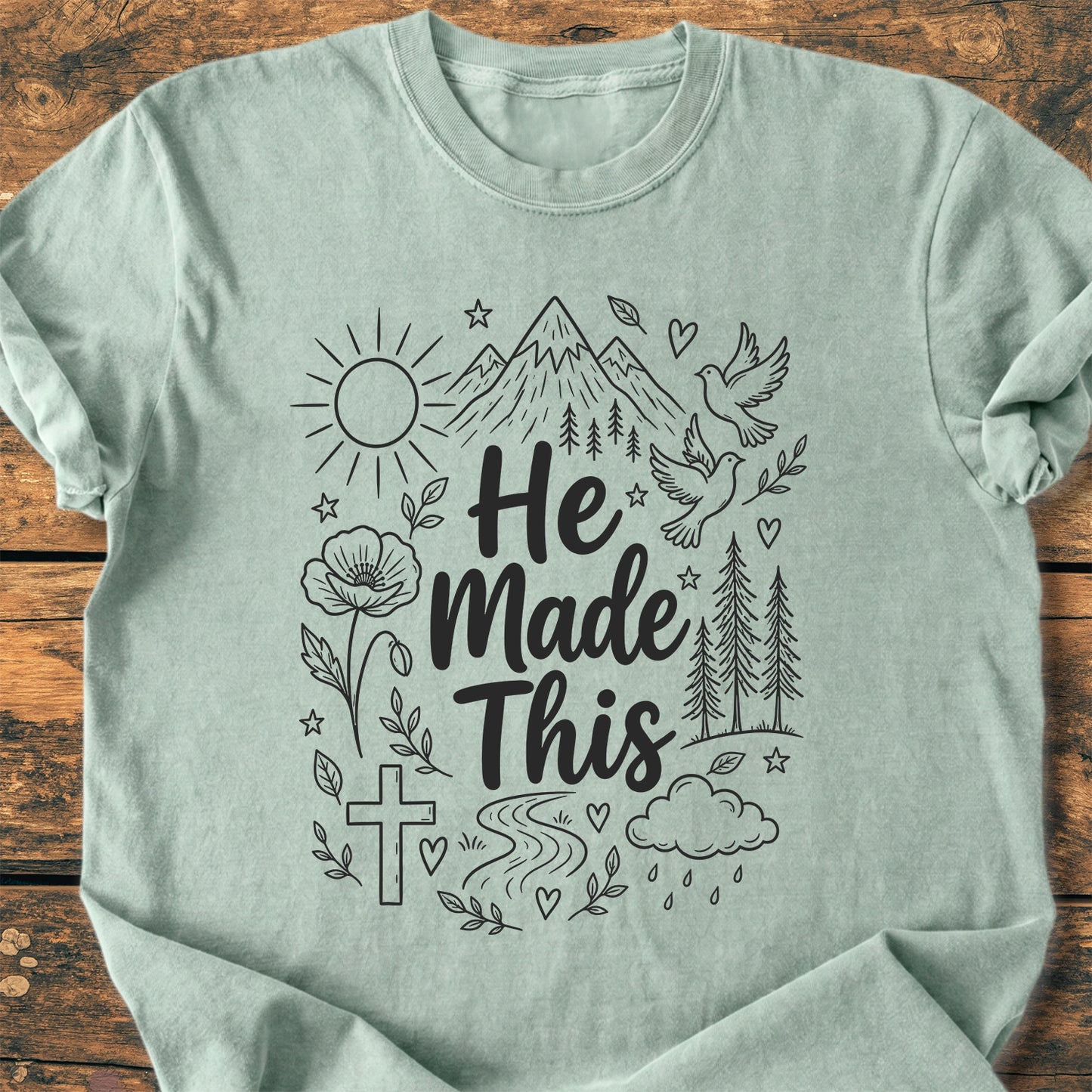 He Made This  - Premium Vintage Tee