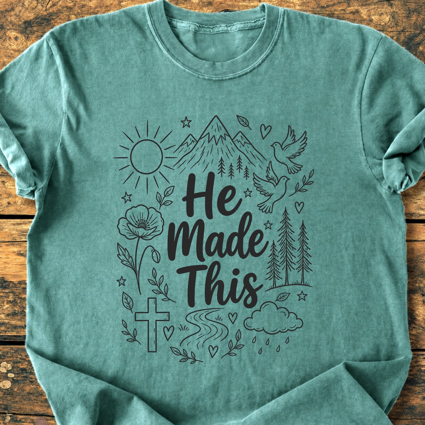 He Made This  - Premium Vintage Tee