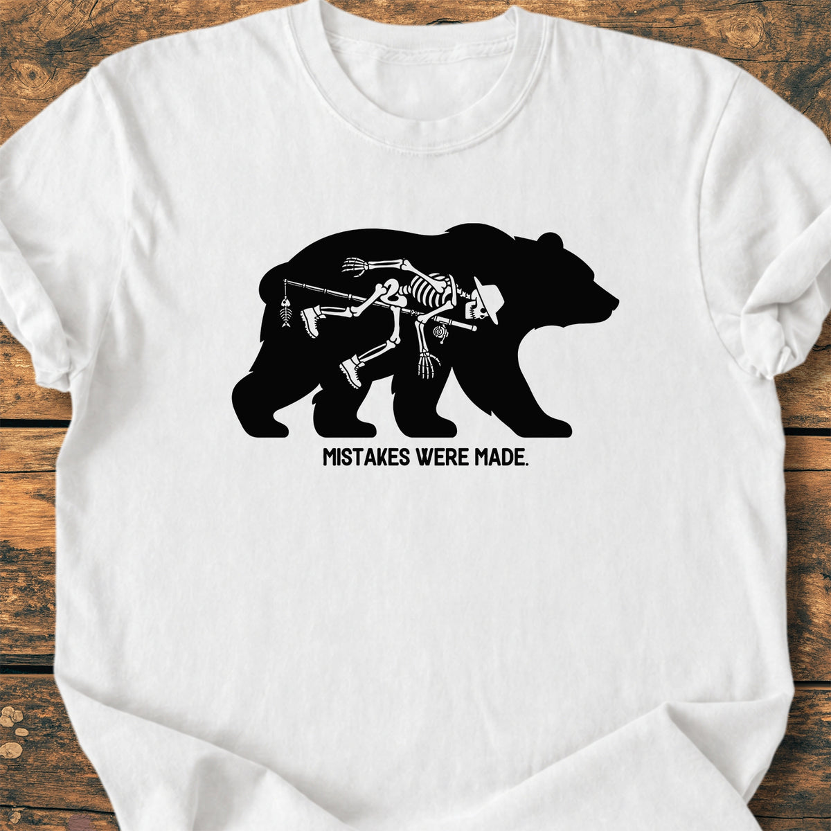 Mistakes Were Made Fishing - Premium Vintage T-Shirt
