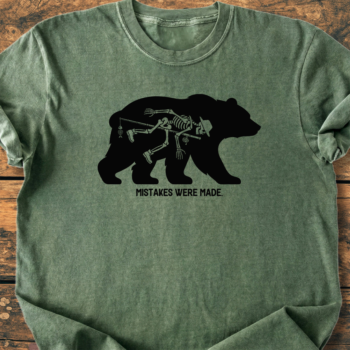 Mistakes Were Made Fishing - Premium Vintage T-Shirt