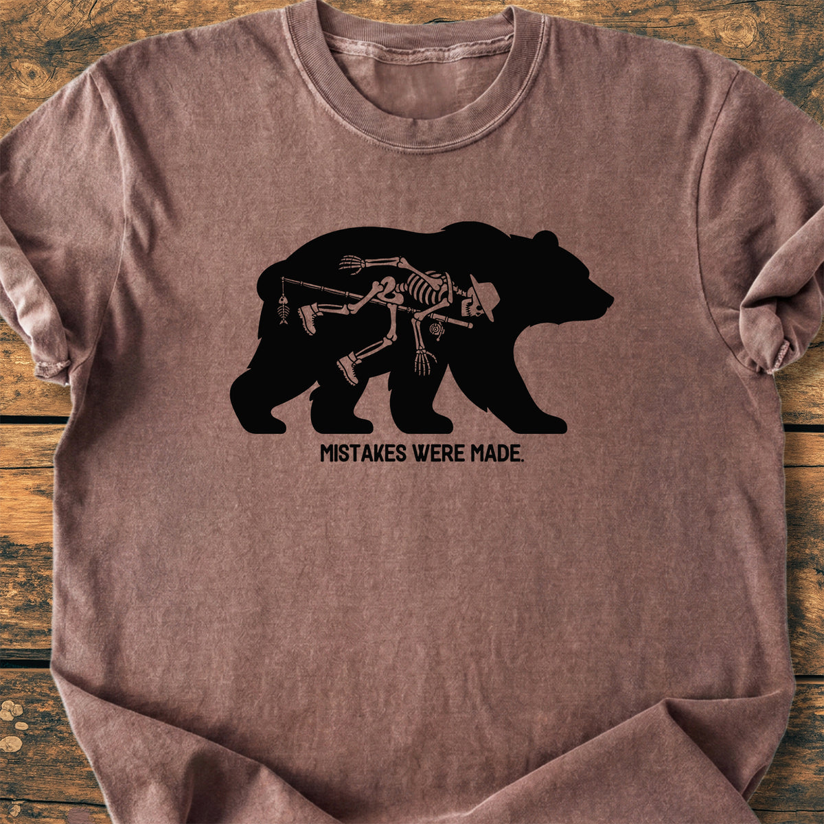 Mistakes Were Made Fishing - Premium Vintage T-Shirt