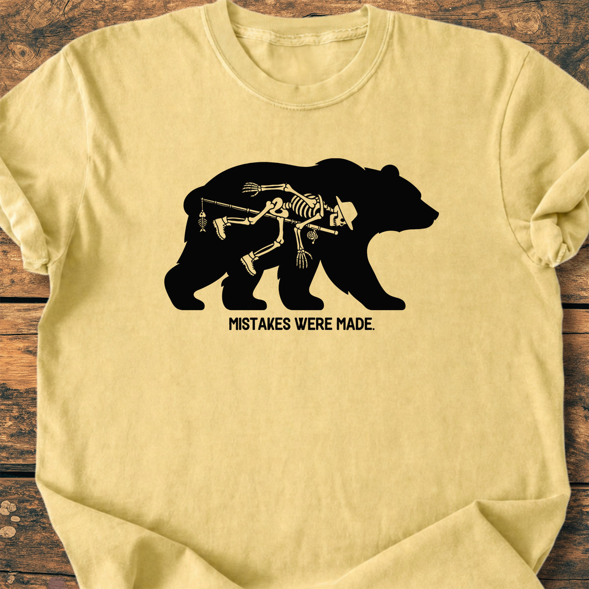 Mistakes Were Made Fishing - Premium Vintage T-Shirt