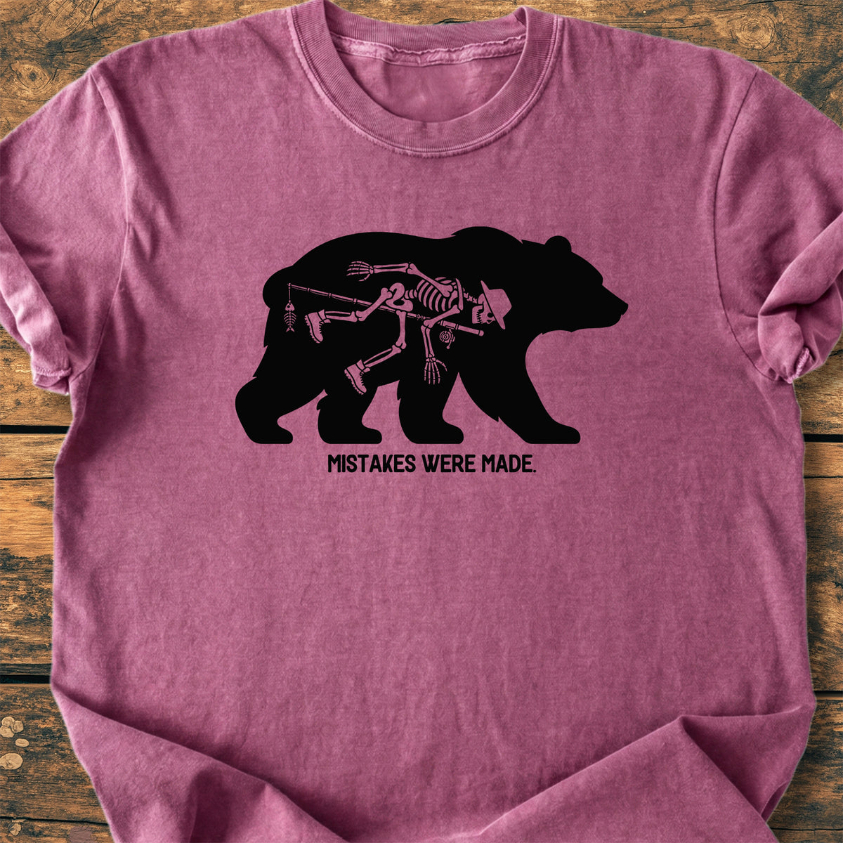 Mistakes Were Made Fishing - Premium Vintage T-Shirt