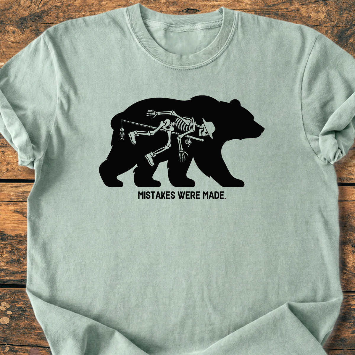 Mistakes Were Made Fishing - Premium Vintage T-Shirt