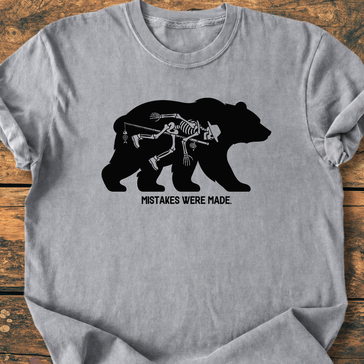 Mistakes Were Made Fishing - Premium Vintage T-Shirt
