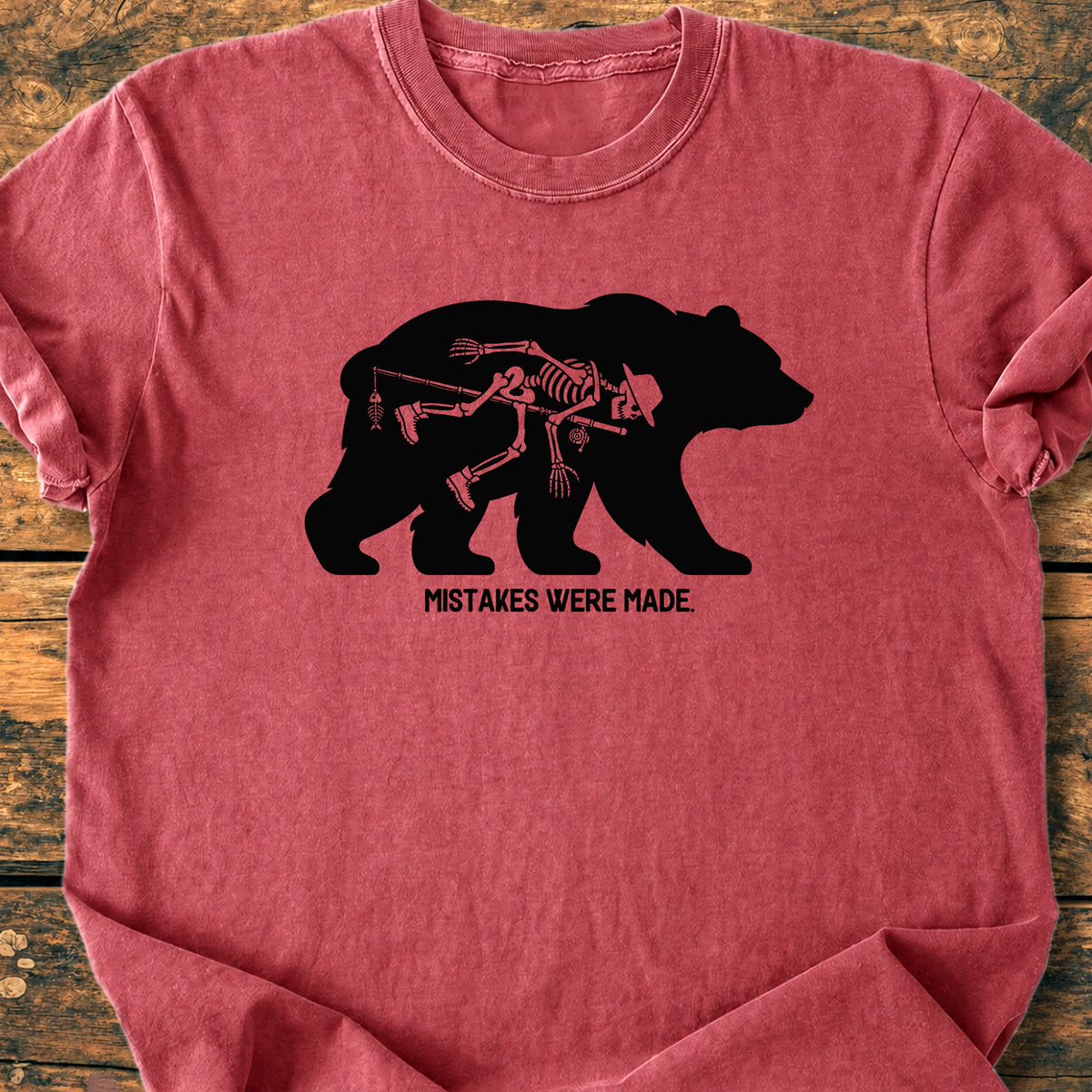 Mistakes Were Made Fishing - Premium Vintage T-Shirt