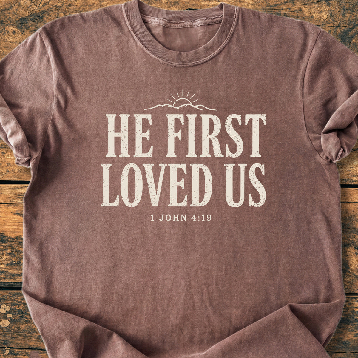 He First Loved Us - Premium Vintage T-Shirt