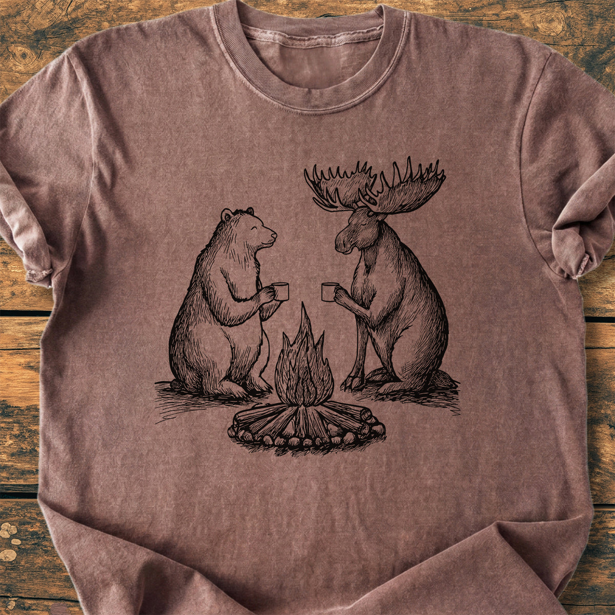 Campfire Encounter - Premium Vintage Tee