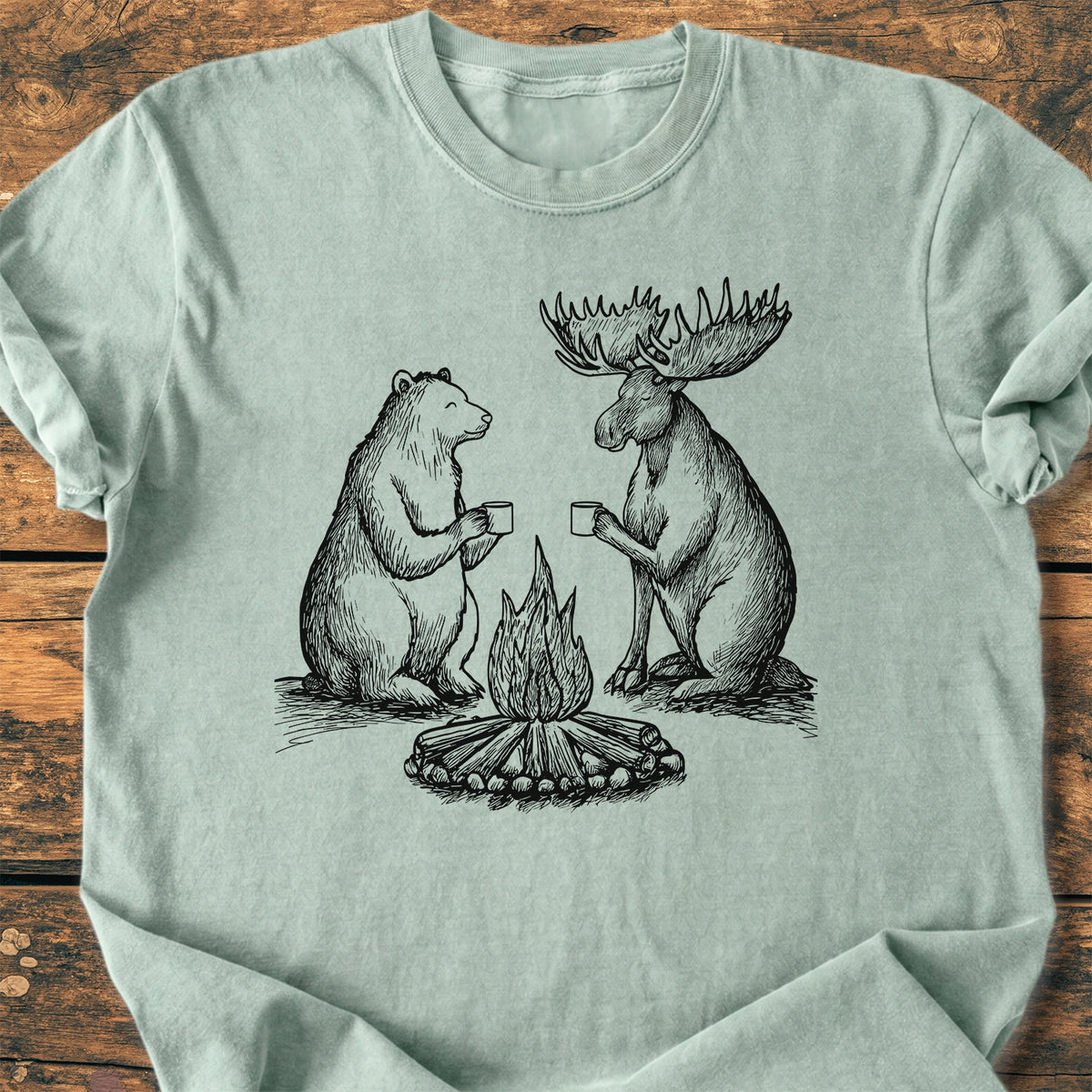 Campfire Encounter - Premium Vintage Tee