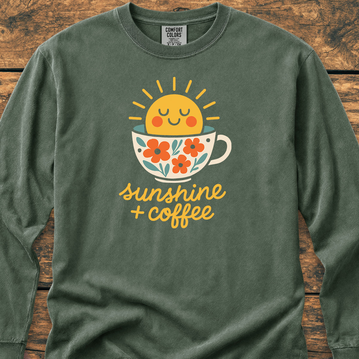 Sunshine And Coffee - Long-Sleeve Tee