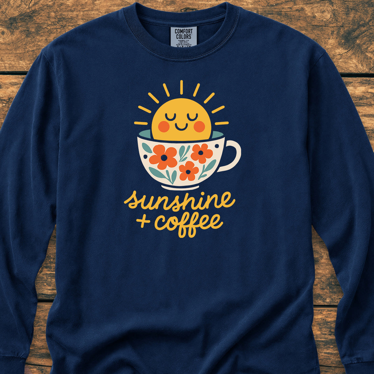 Sunshine And Coffee - Long-Sleeve Tee