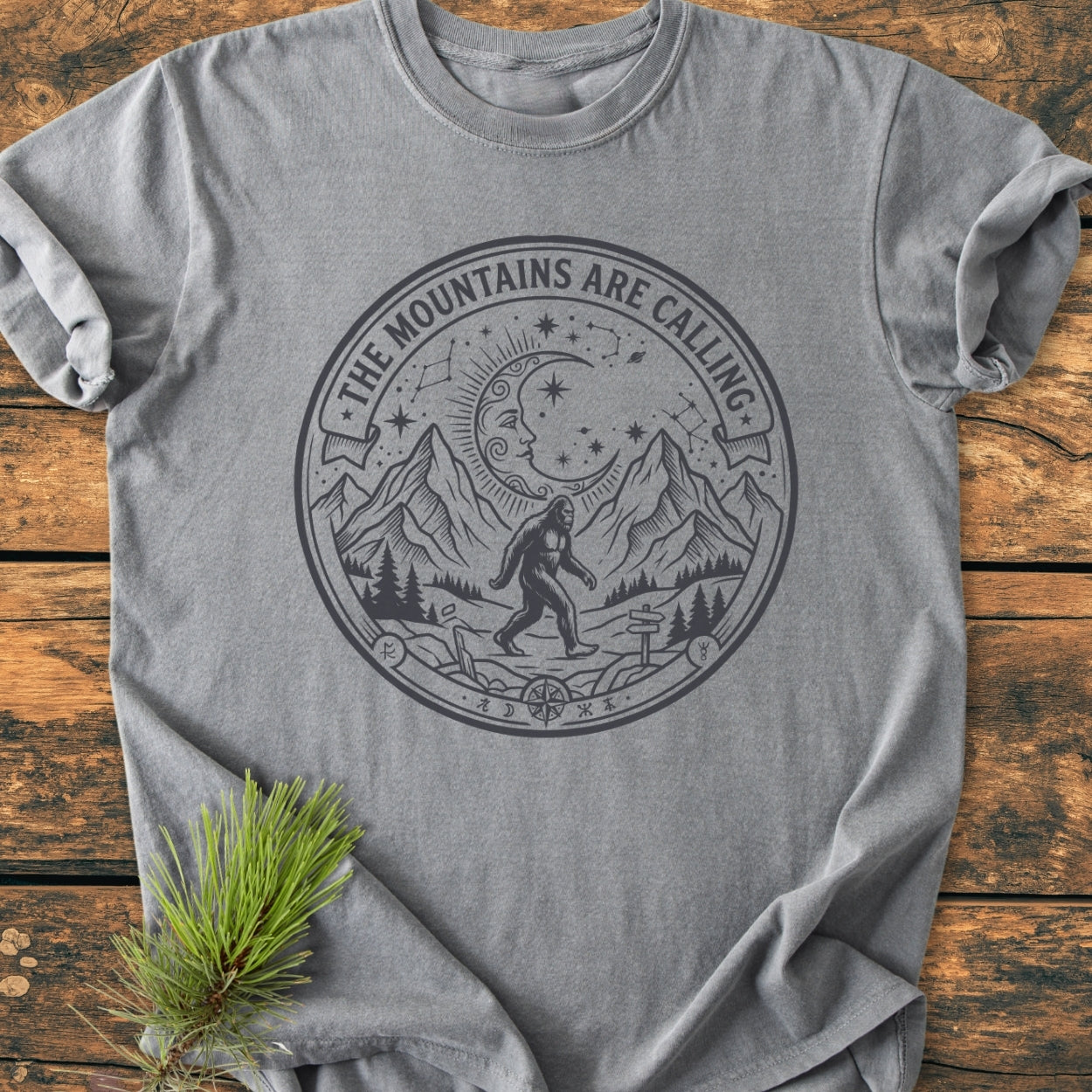 The Mountains Are Calling - Vintage Wash Tee