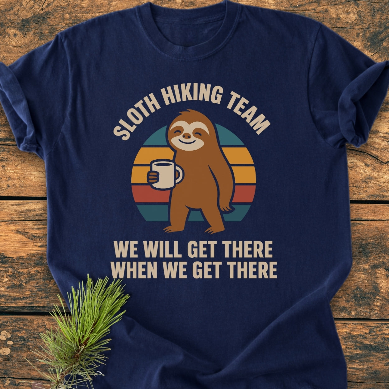 Sloth Hiking Team - Vintage Wash Tee