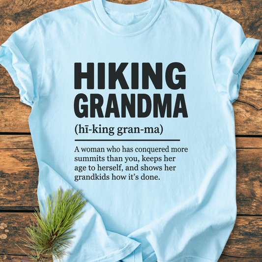 Hiking Grandma Definition - Vintage Wash Tee