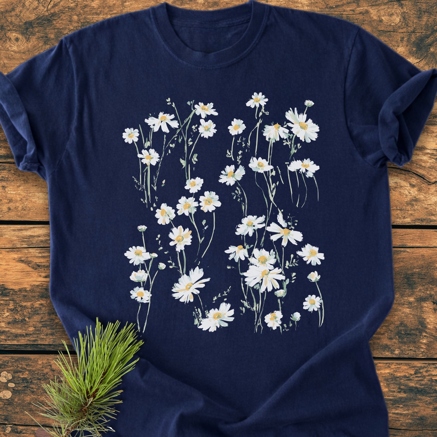 Floating Daisies - Vintage Wash Tee