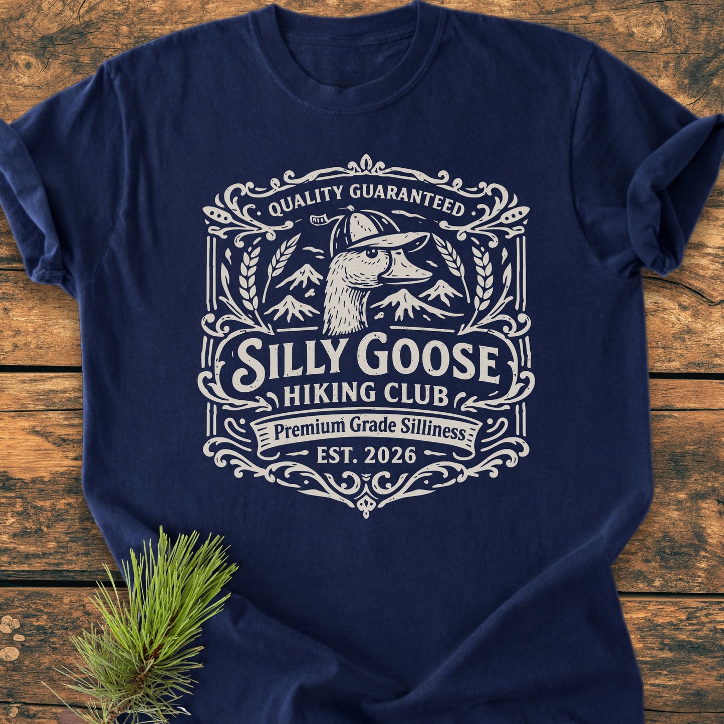 Silly Goose Hiking Club - Vintage Wash Tee