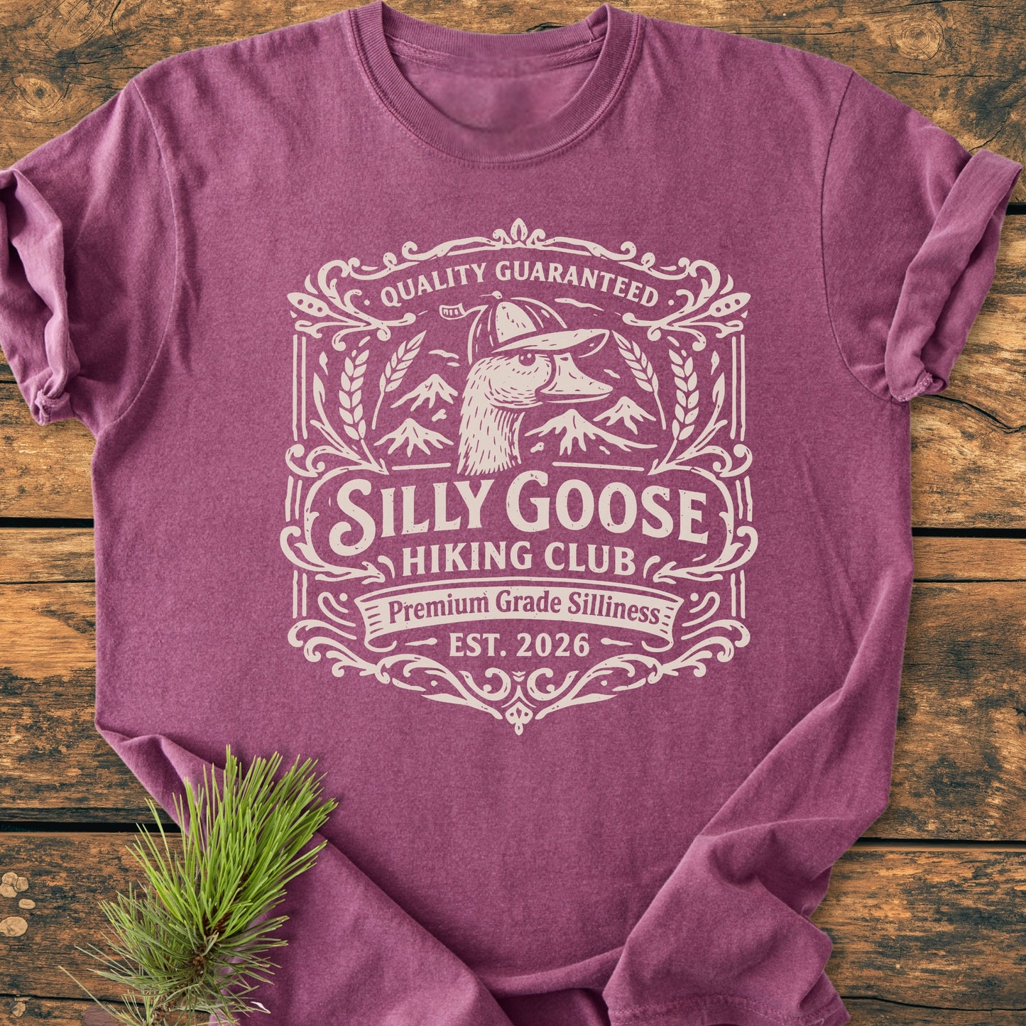 Silly Goose Hiking Club - Vintage Wash Tee