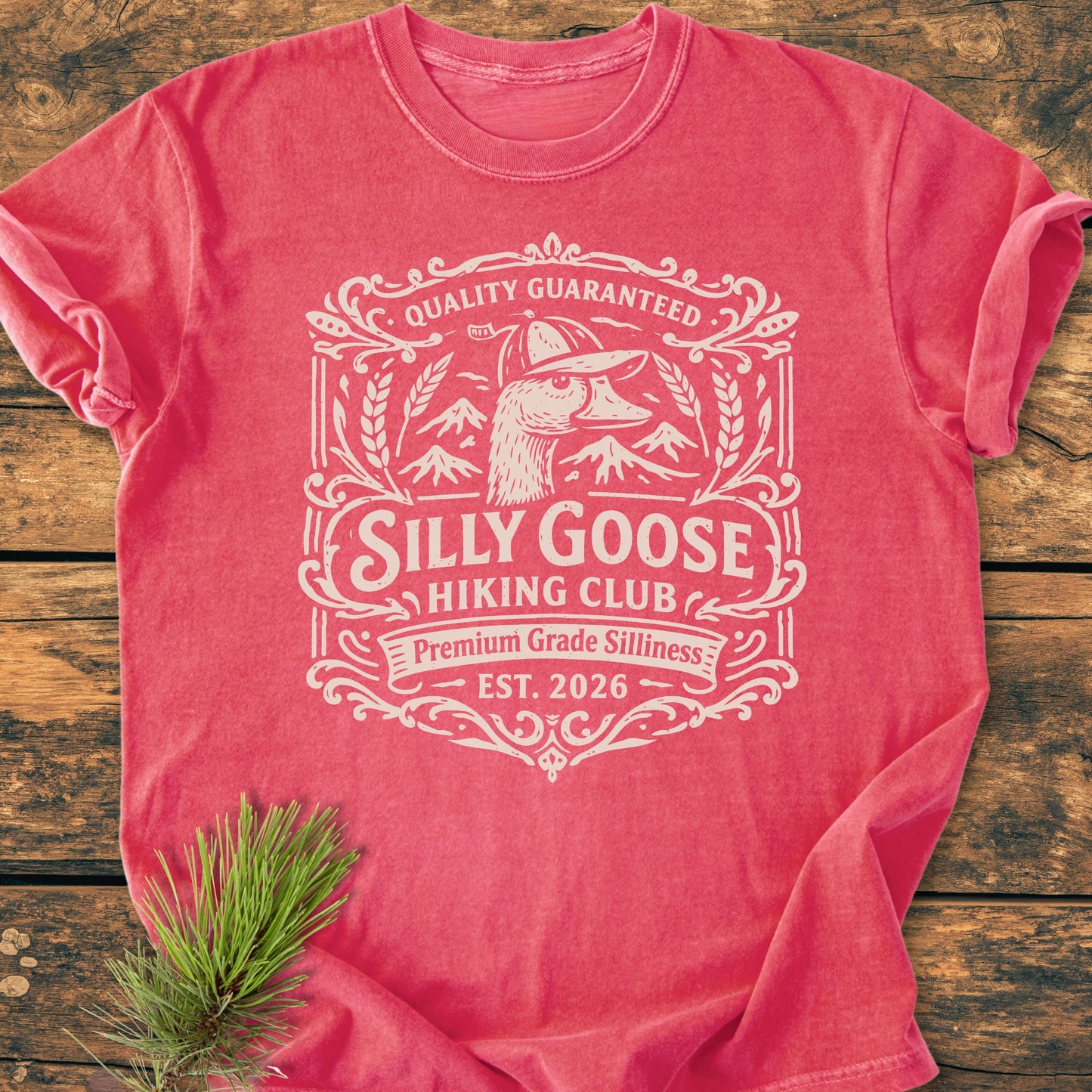 Silly Goose Hiking Club - Vintage Wash Tee