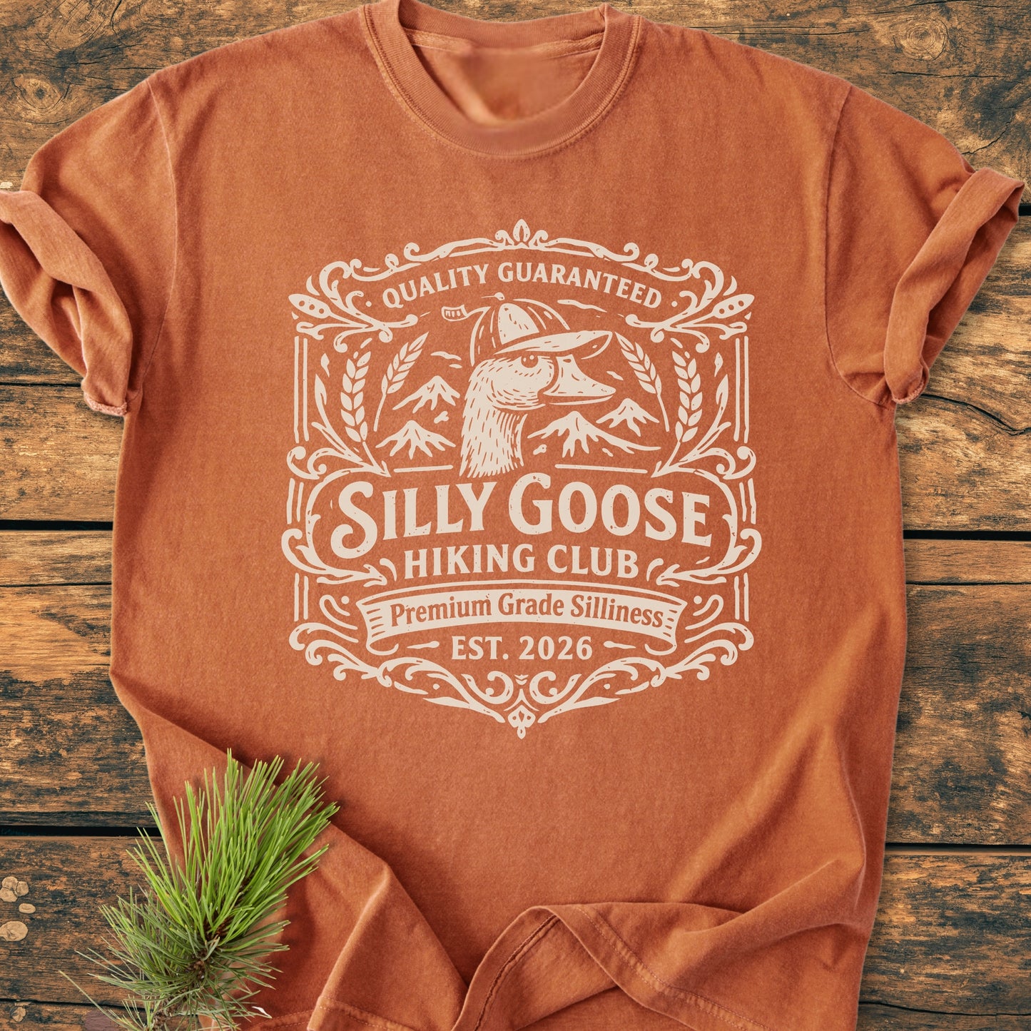 Silly Goose Hiking Club - Vintage Wash Tee