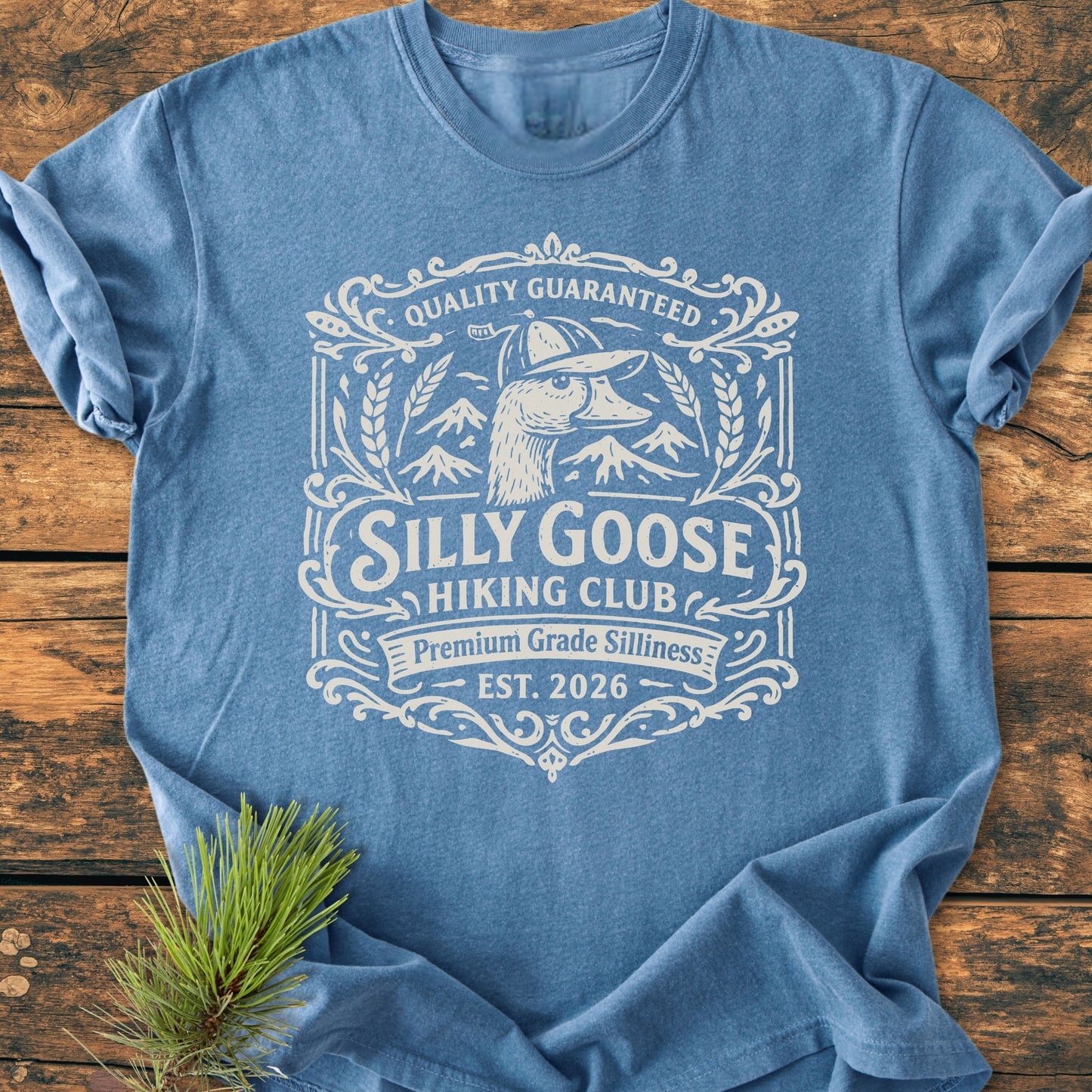 Silly Goose Hiking Club - Vintage Wash Tee