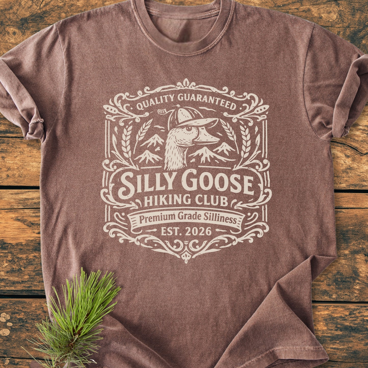Silly Goose Hiking Club - Vintage Wash Tee