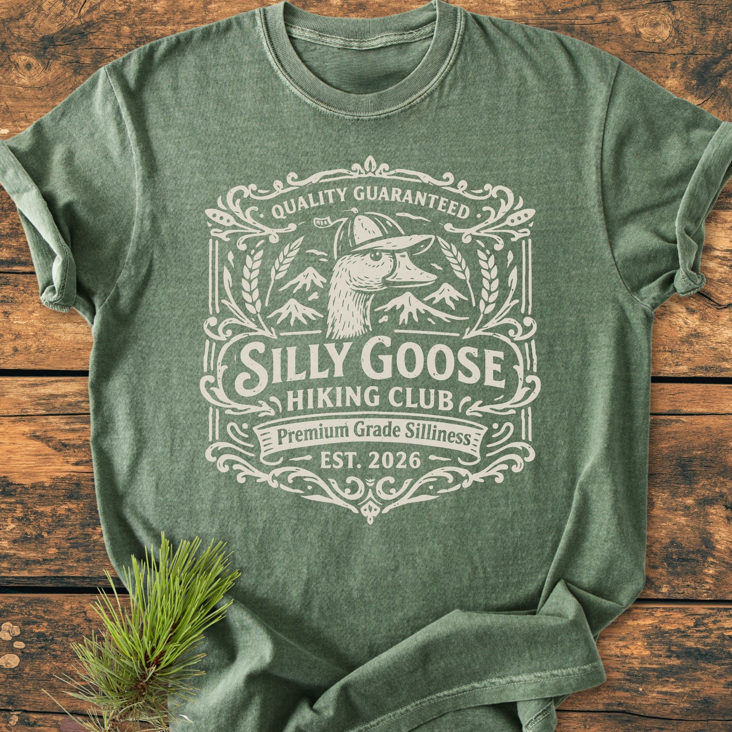 Silly Goose Hiking Club - Vintage Wash Tee