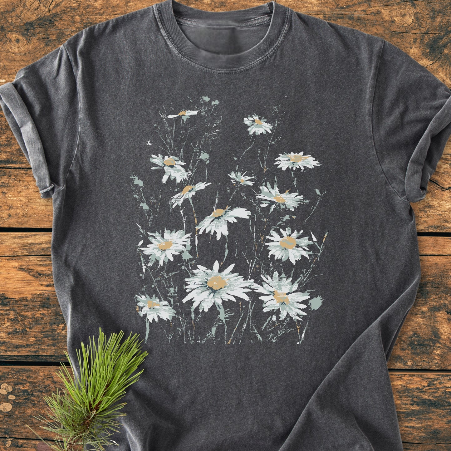 Wild Daisies - Vintage Wash Tee